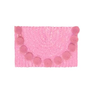 Strandclutch roze