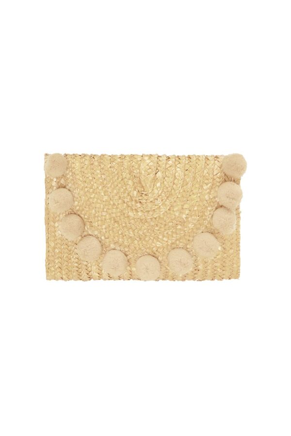 Strandclutch beige