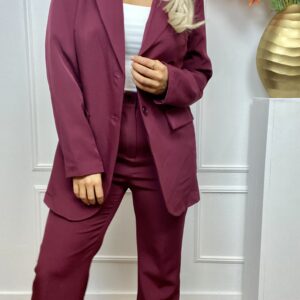 burgundy pantalon